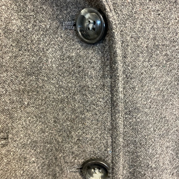 Vintage Women’s Changing Scene Blazer in Recycled Wool Blend Grey Size 12 - Picture 9 of 15